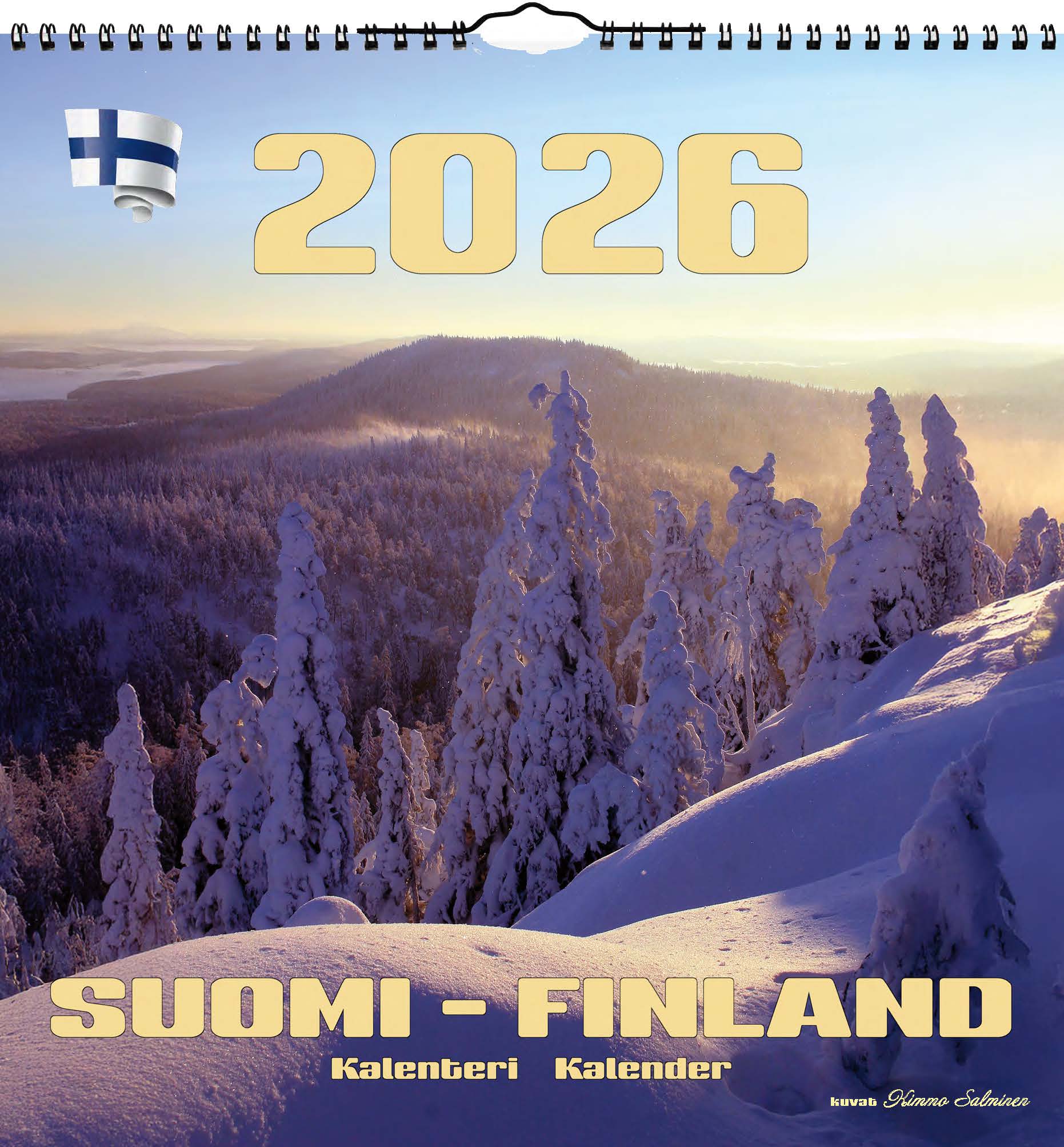 9605 Iso seinäkalenteri Suomi-Finland